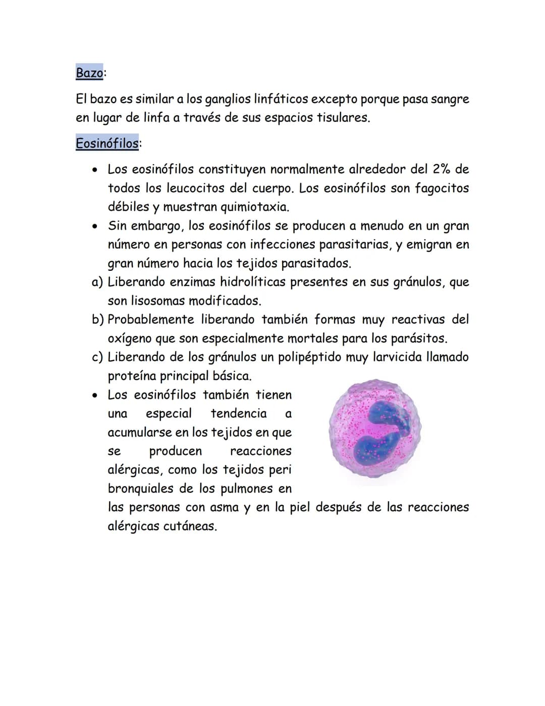 # Leucocitos
Nuestro organismo tiene un sistema especial para combatir los
diferentes microorganismos infecciosos y sustancias toxicas. Est
