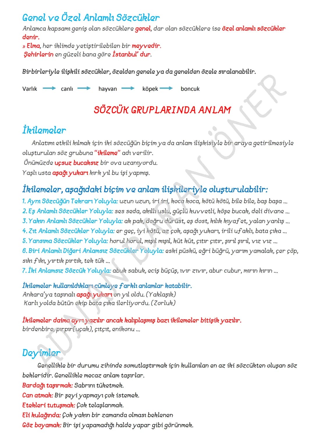 # FİİLİMSİLER (EYLEMSİLER)
FİİLİMSİ: Fiillerden türemiş olmakla birlikte bir fiil gibi çekimlenemeyen olumlu, olumsuz
şekilleri yapılabilen