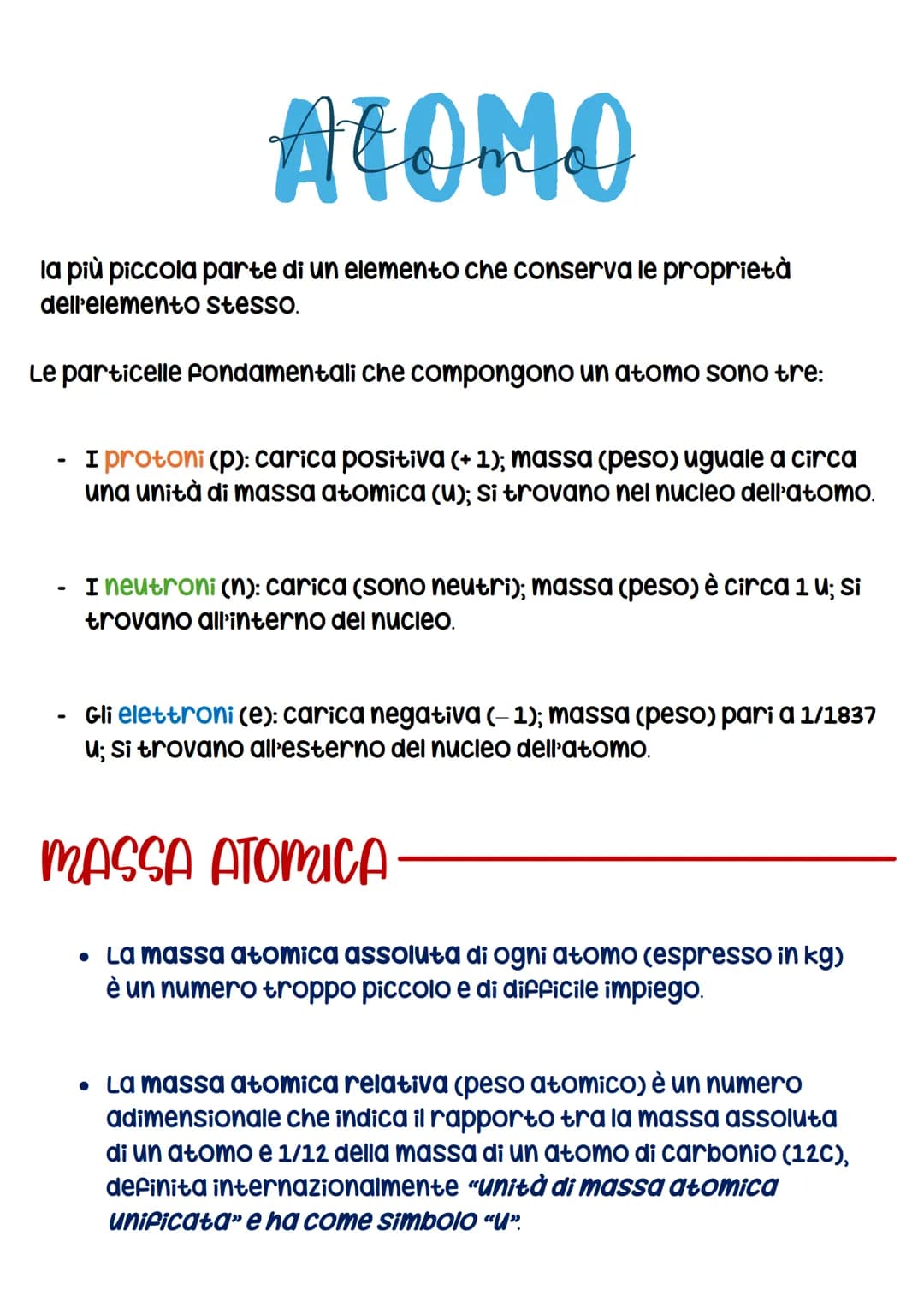 # LA SARUTHUR della mallERIA
## Definizione
➤ La materia è definita come quella parte del nostro Universo che ha un volume (dato dallo spa