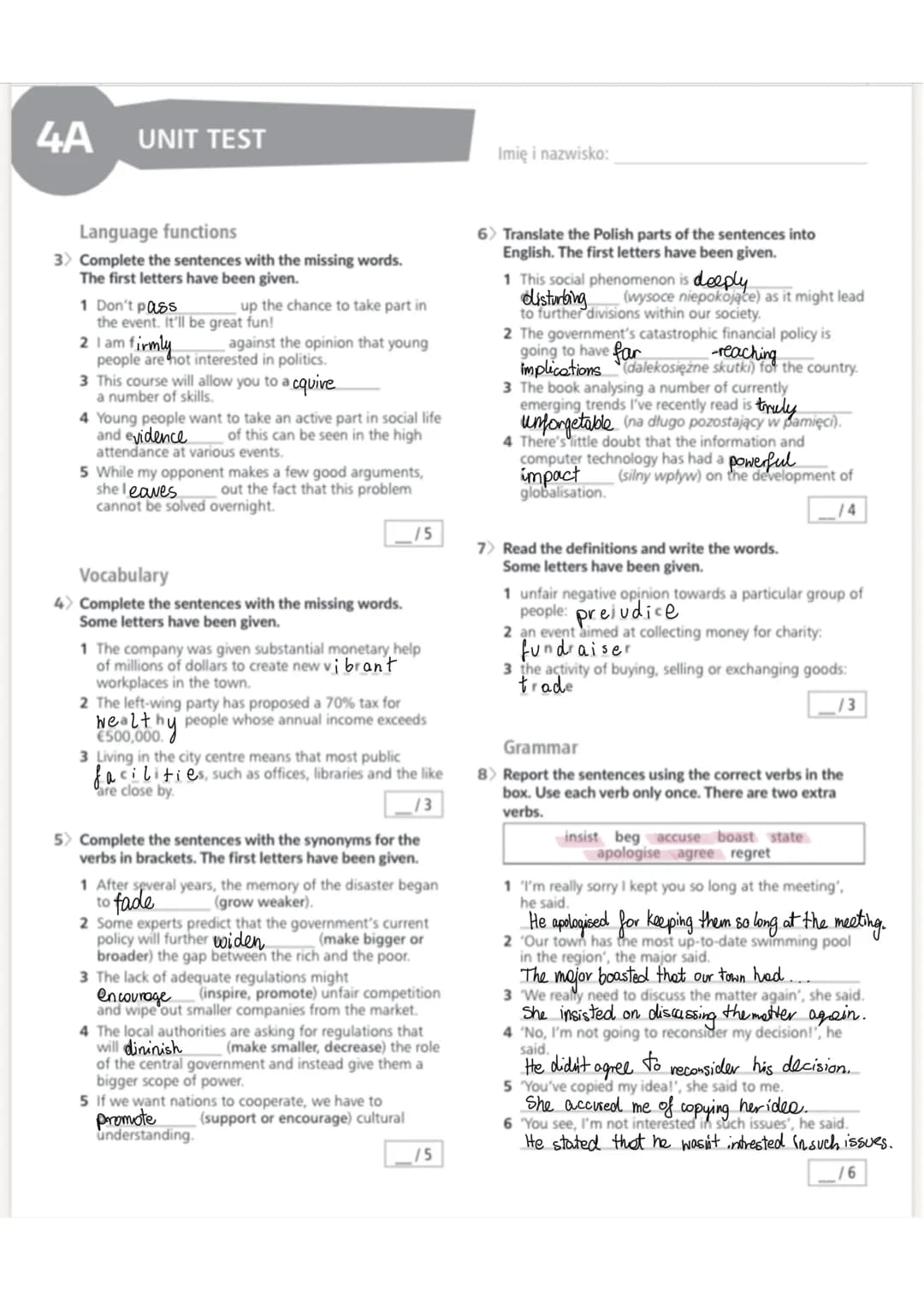 # Reporting verbs and patterns
Unit 4 (New Password 821/C1)
1. reporting structure
reporting verks
vert + that + verb clause | admit, ad
