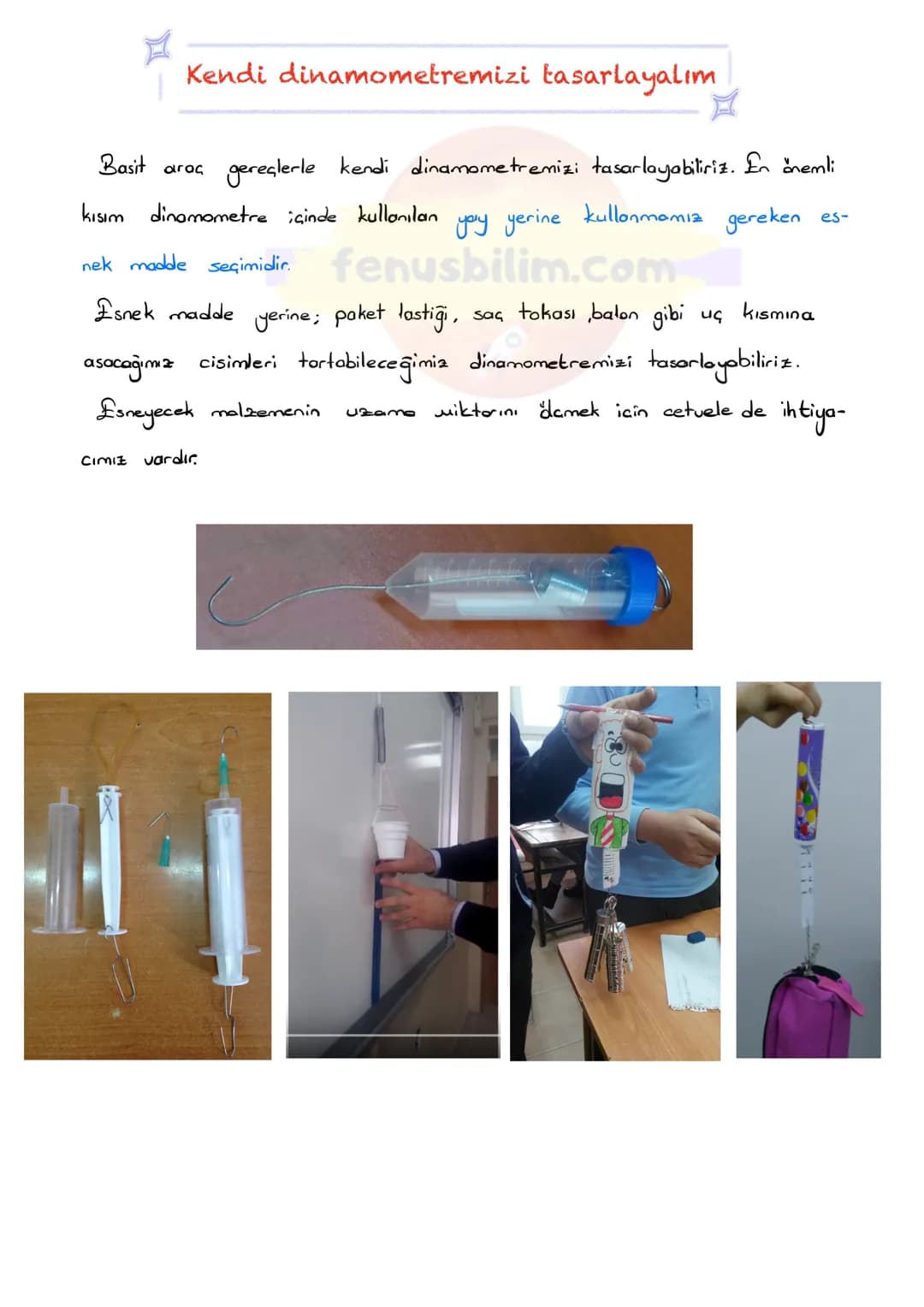 # KUVVETİ TANIYALIM
Öğrenme Çıktıları: FB.5.2.1.1. Kuvveti büyüklüğü ile tanımlayabilme
Süreç Bileşenleri: a. Kuvvetin niteliklerini tanıml