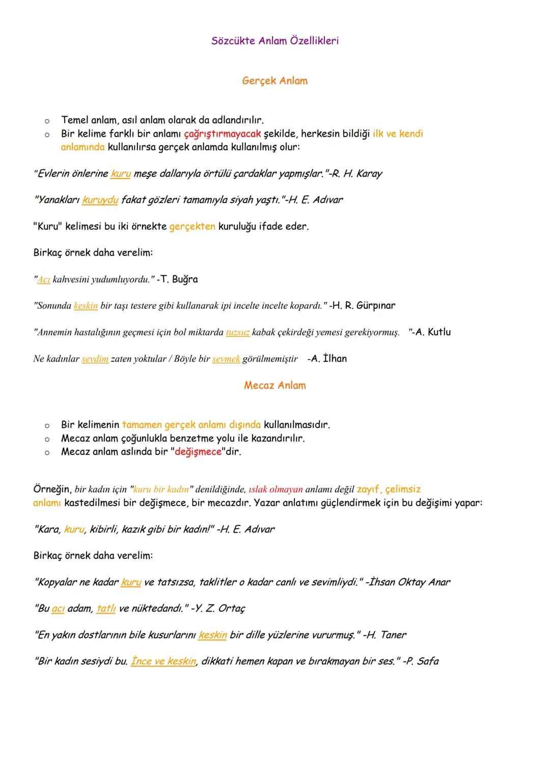 # 8.Sınıf Sözcükte Anlam Konu Anlatımı PDF
Sözcükte Anlam konusu, sözcüklerin farklı anlamlarda kullanılması ile ilgilidir. Kelimelerin bir