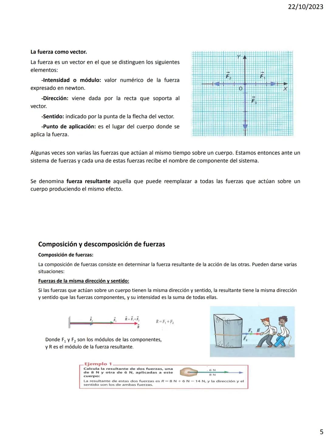 DINÁMICA
LEYES DE NEWTON
22/10/2023
DINÁMICA
La DINÁMICA es la parte de la física que estudia las causas que originan
el movimiento de los