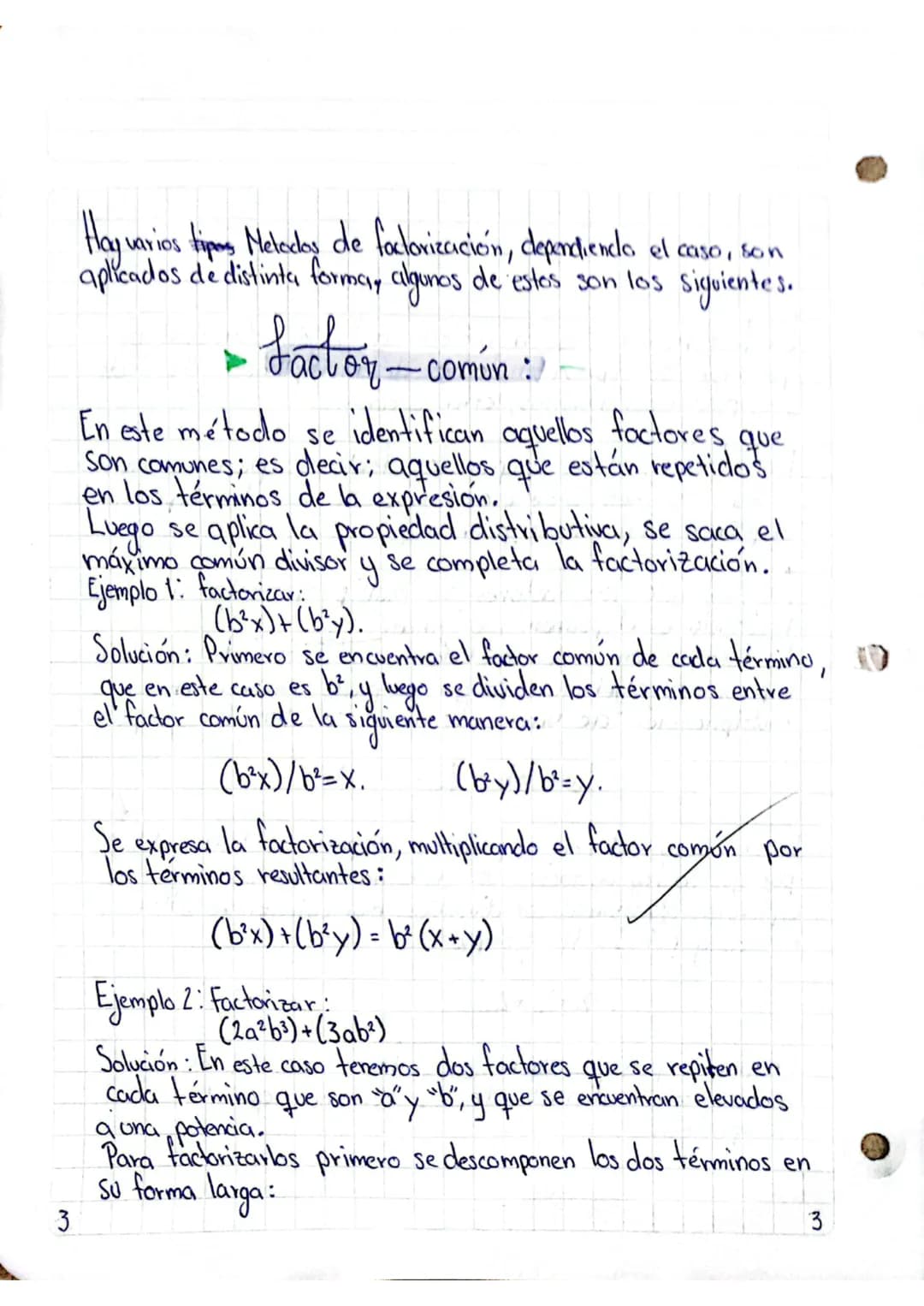 metodos.
de
# FACTORIZACIÓN
La factorización es un método a través del cual un
polinomio se expresca en forma de multiplicación de factores,