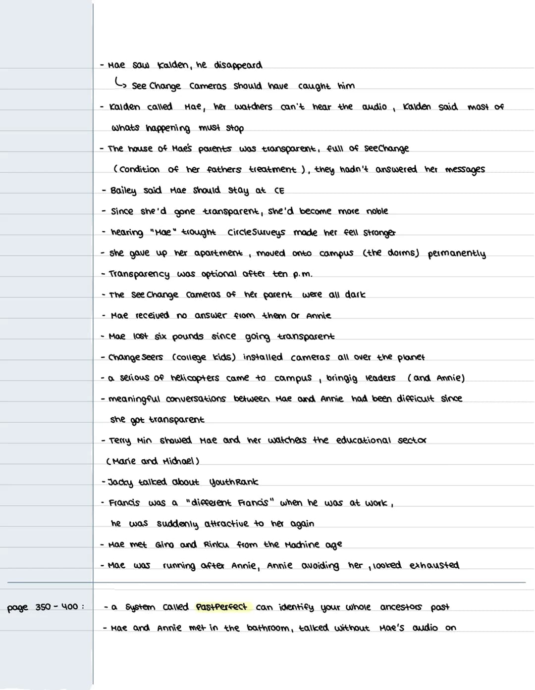 # reading journal
BOOK I
page 1-50:
-> Haebelline Renner Holland
- Hae Started her job at the circle, at CE (Customer Experience)
- The