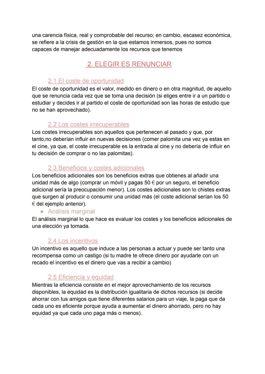 # TEMA 1
ECONOMÍA: LA CIENCIA DE LAS DECISIONES
1.¿QUÉ ES LA ECONOMÍA?
1.1 Las necesidades
Hay dos tipos de necesidades: están las necesi
