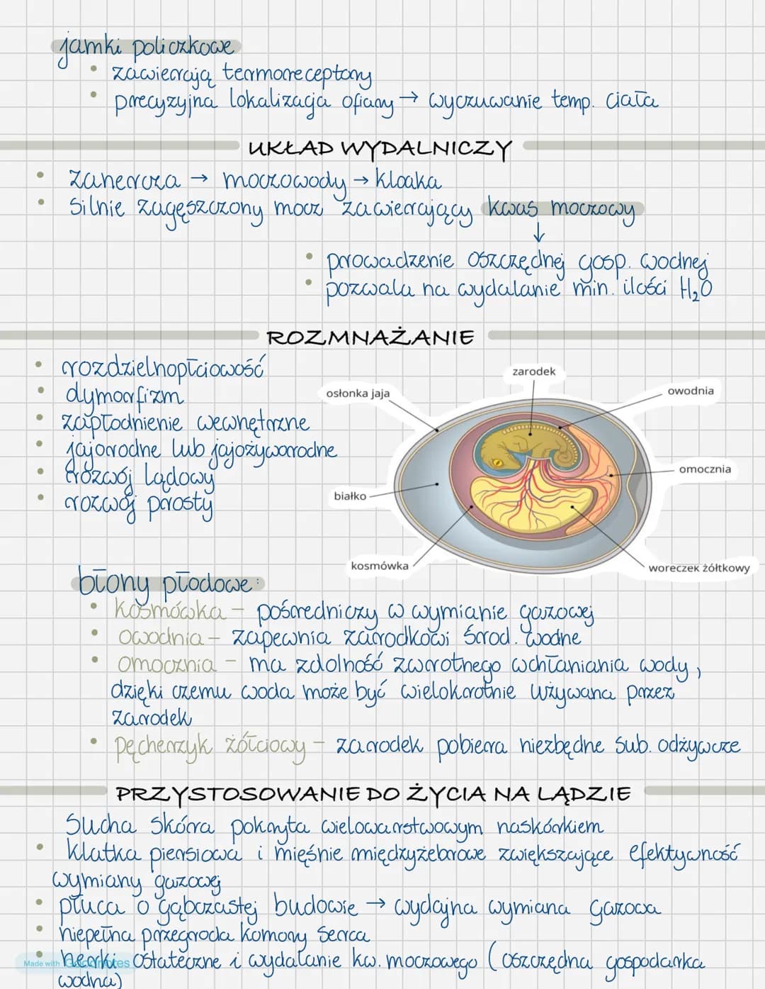 # gady
* Zmiennocieplne
* hibernacja
* Żółwie, Krokodyle, Sfenodonty
## POKRYCIE CIAŁA
* Griba, Sucha Skóra
* Silnie zrogowacia