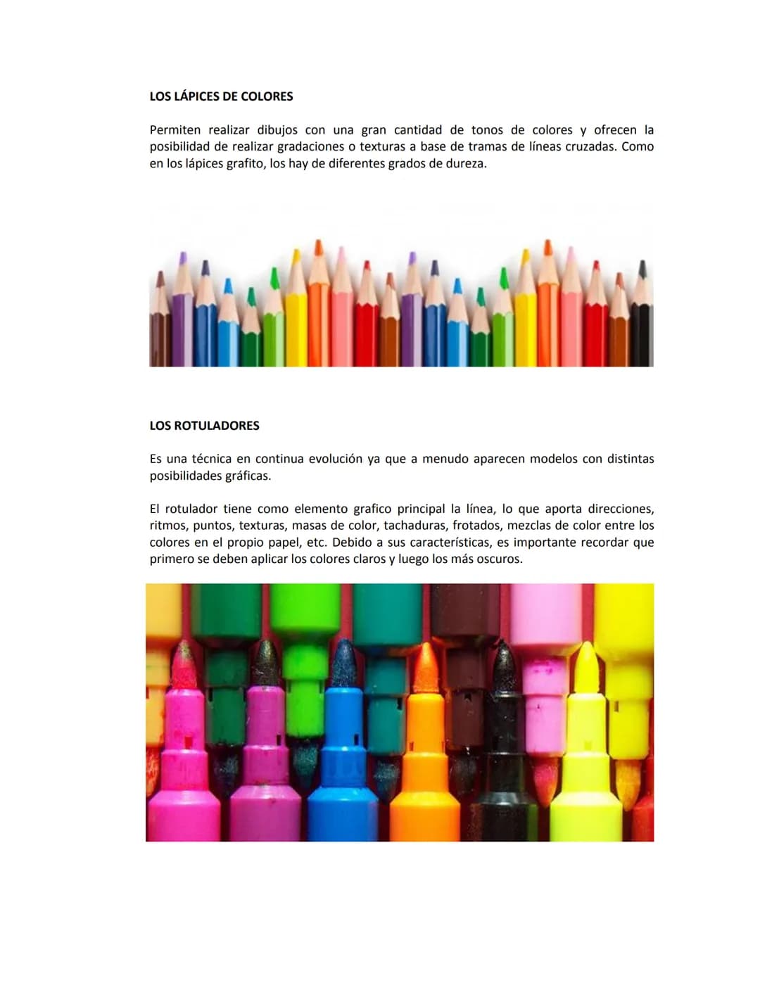 # TÉCNICAS ARTÍSTICAS
Para el estudio descriptivo de una obra de arte es importante considerar los aspectos técnicos y
materiales con que l