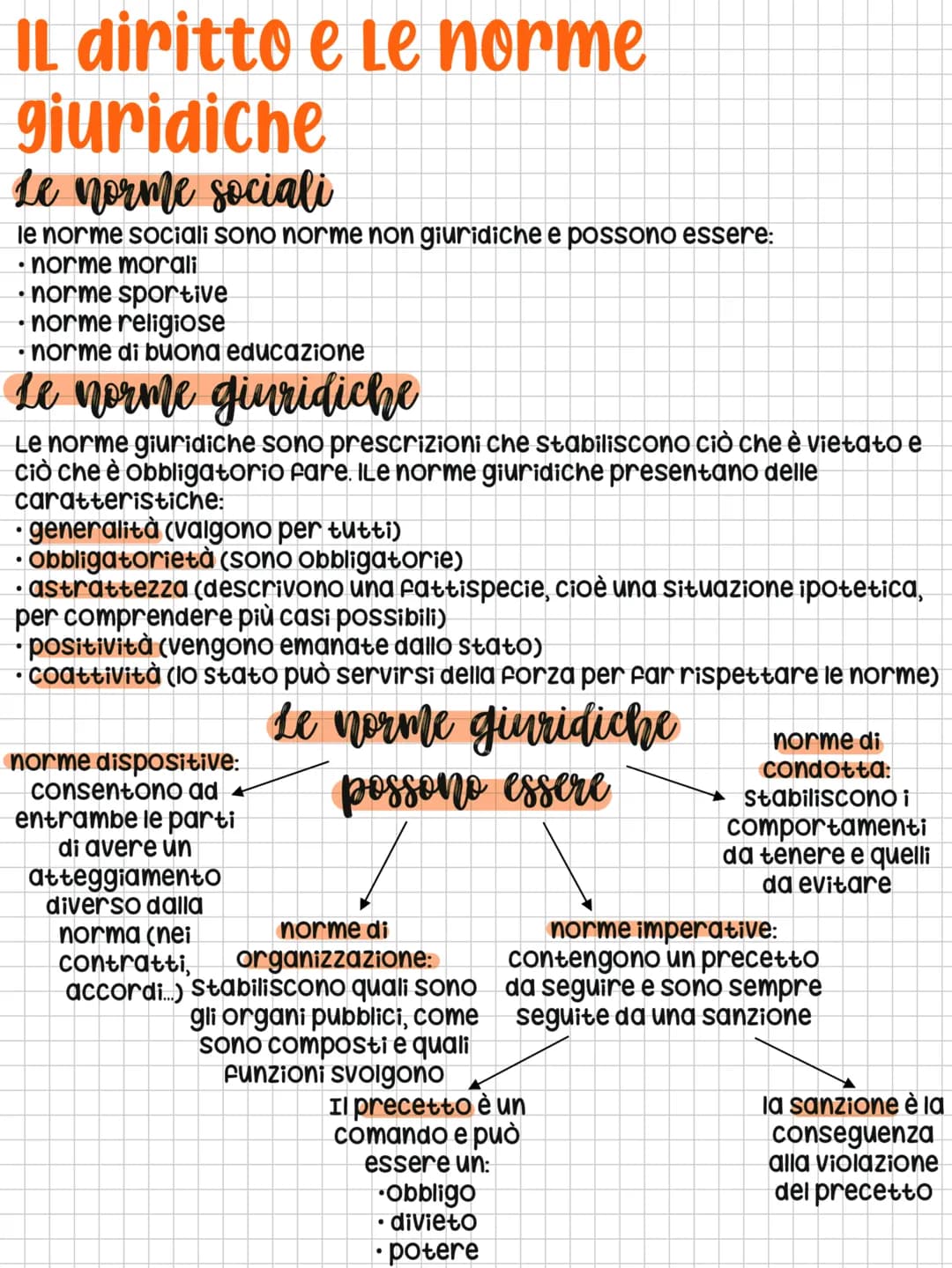 # Il diritto e le norme
giuridiche
## Le norme sociali
le norme sociali sono norme non giuridiche e possono essere:
* norme morali
* nor