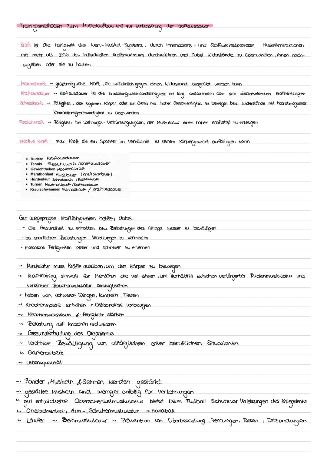 # Sport Klausur Nr.2 Q2
-Hauptmuskelgruppen der Skelettmuskulatur
- Sportbiologische Grundlagen II (Muskelaufbau, Greif-Loslass-Mechanismus