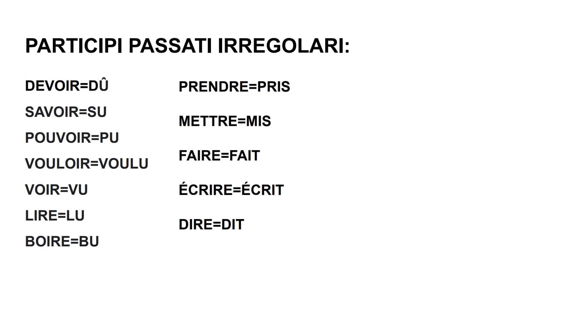 # LE PASSÉ COMPOSÉ
GRAMMAIRE # COME VIENE USATO?
IL PASSÉ COMPOSÉ E' USATO PER DESCRIVERE UN'AZIONE AVVENUTA
NEL PASSATO, UN PASSATO NÉ TR
