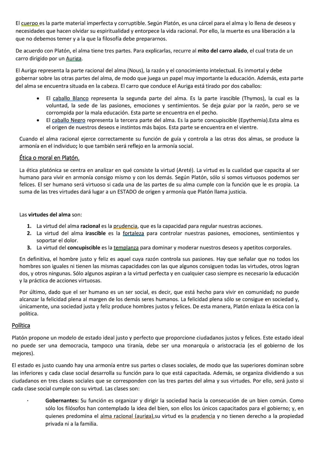 # TEMA 3: PLATÓN
IDEALISMO PLATÓNICO.
El idealismo platónico es un sistema filosófico en el que se otorga mayor importancia a aquellas ent
