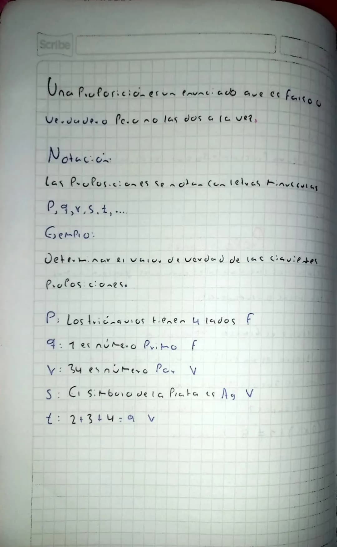 25 01 24
Lógica y Conjuntos
Lógica
la lógica es un Procedimiento que nos pertise del erti nar
Si un vazanamiento es falso o verdadero ori