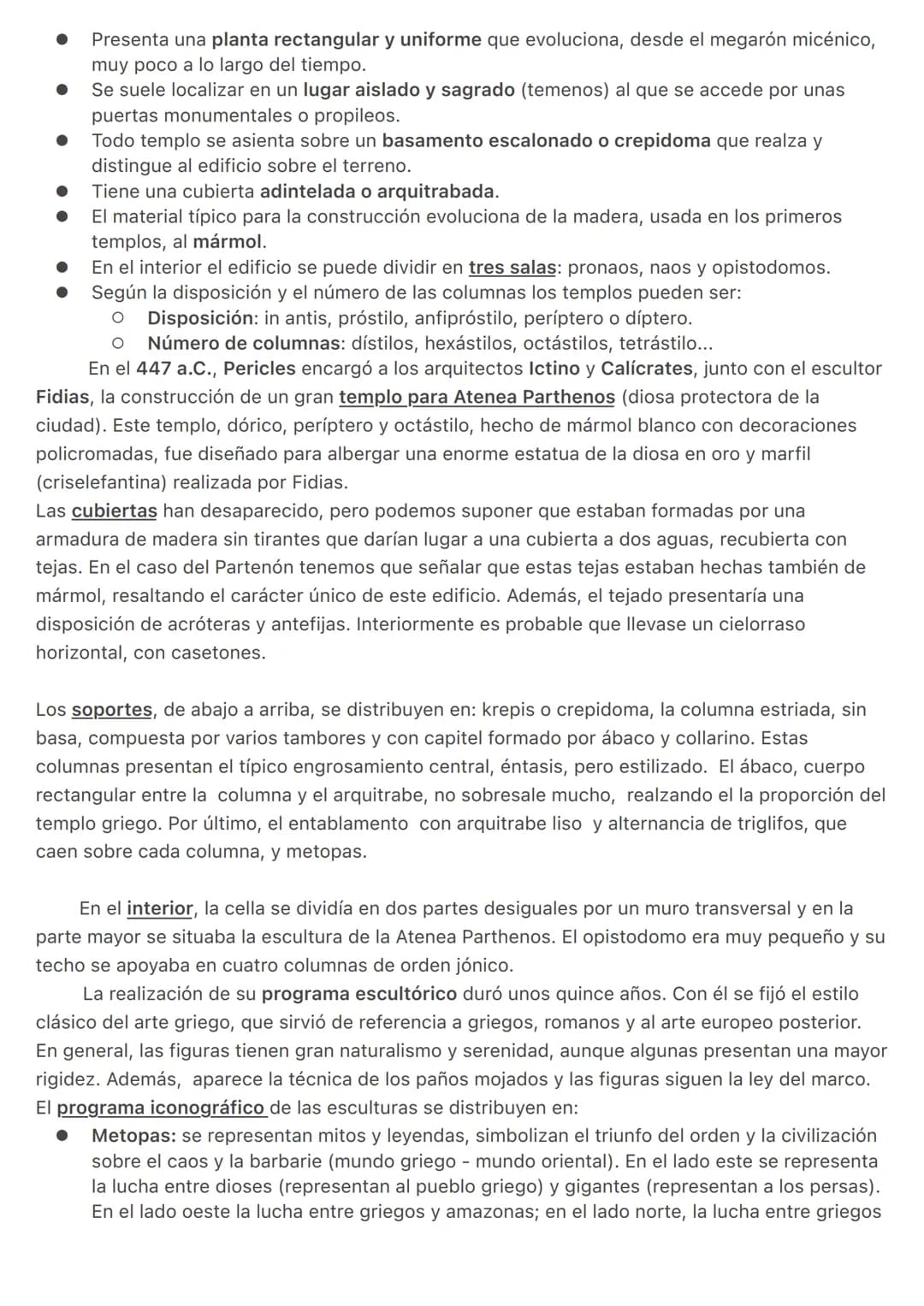 # TEMA: LA ARQUITECTURA GRIEGA CLÁSICA: LOS ÓRDENES. EL TEMPLO: EL PARTENÓN.
El arte clásico griego encuentra sus orígenes en las culturas