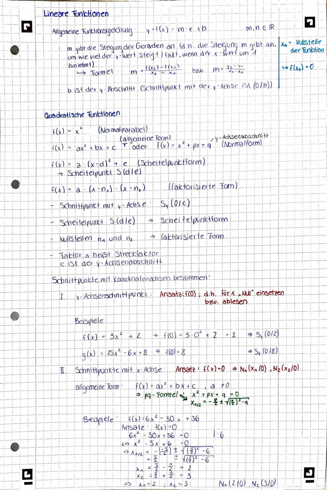 Funktionen
Delinition: Eine Funktion f ist eine zuordnung, die jedem
Element x des Definitionsbereichs Dr von f
genau ein Element f(x) des
