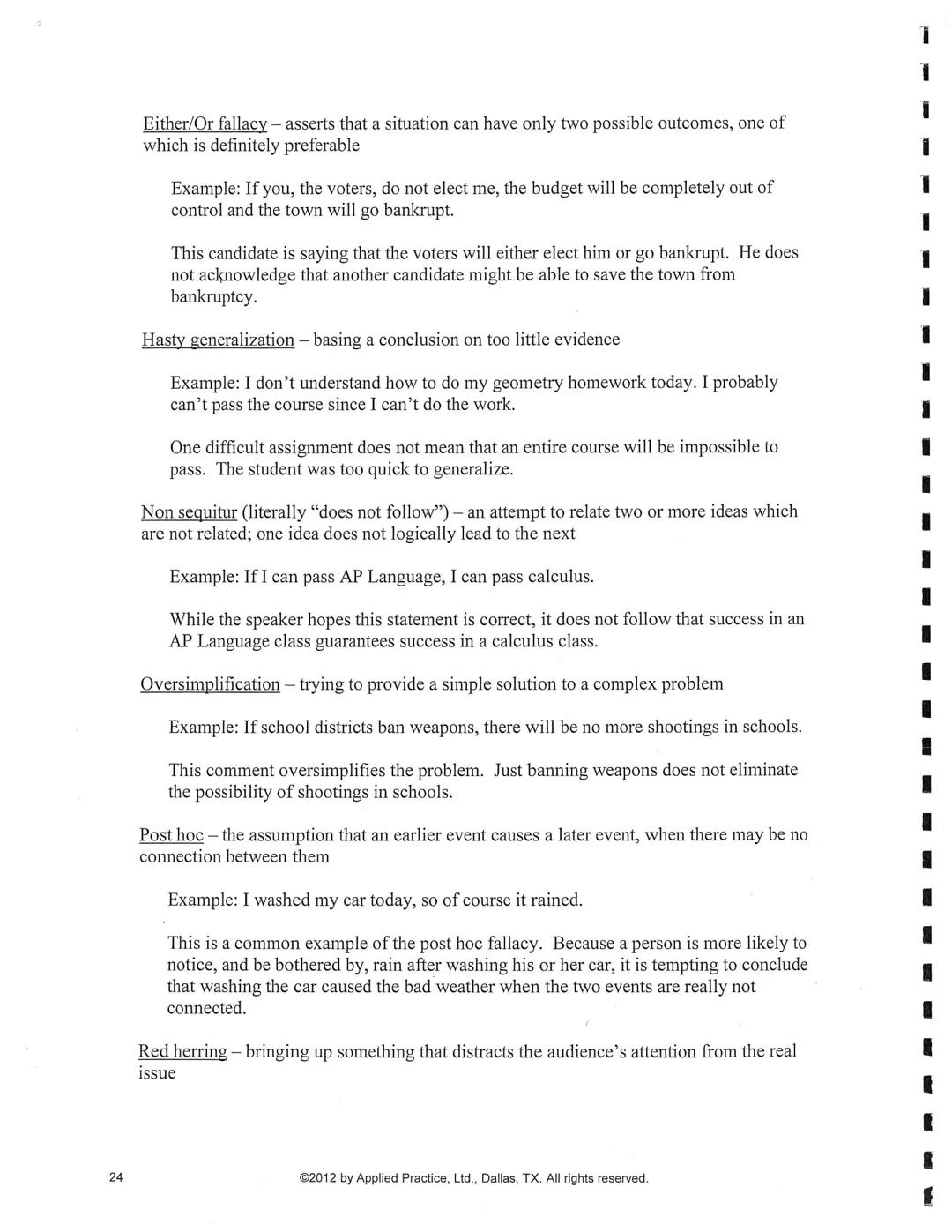 # ARGUMENTATION TERMINOLOGY
Analogy a comparison between two things to show how they are alike
Imagination is your staircase to adventure.