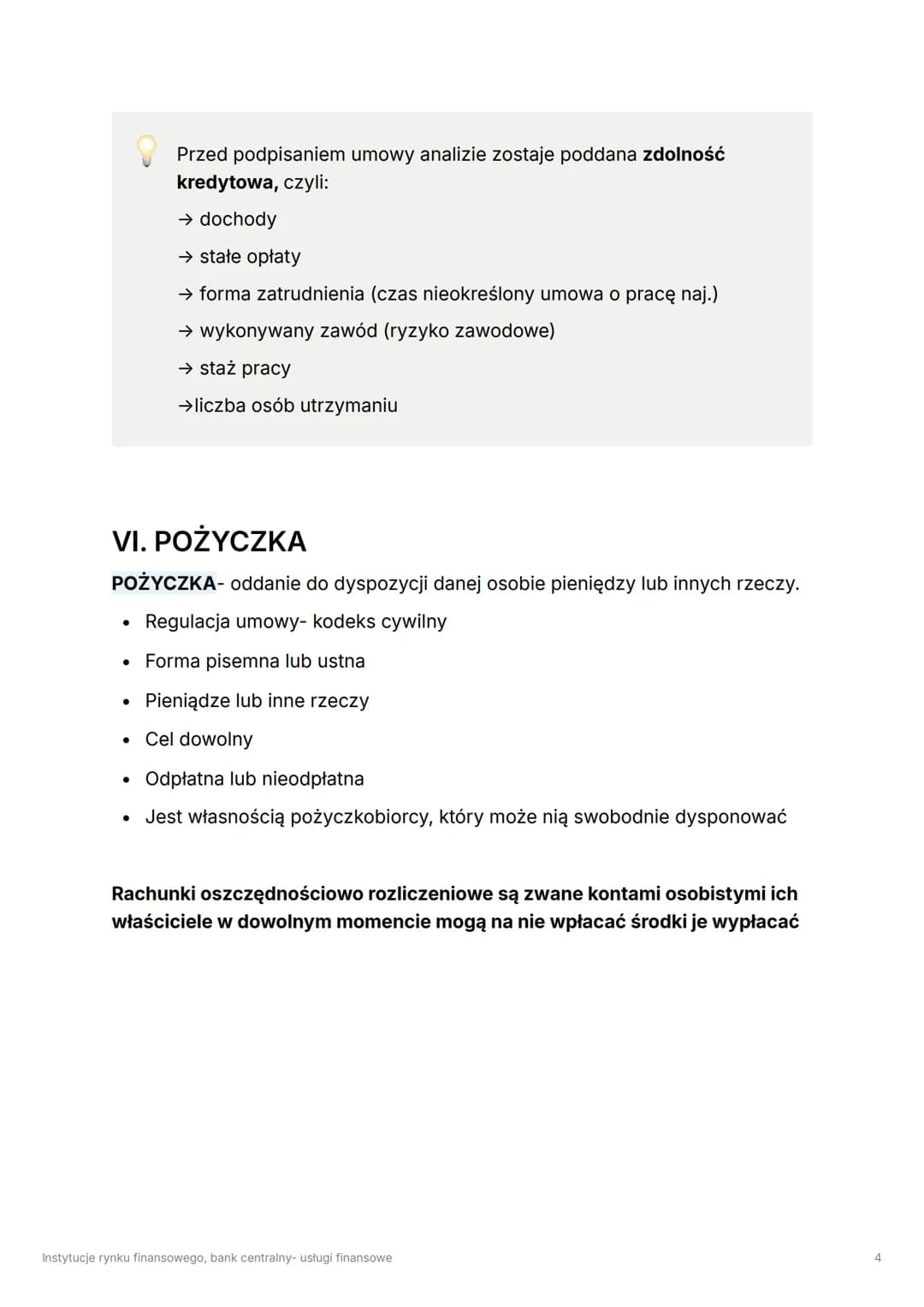 Instytucje rynku finansowego,
bank centralny- usługi
finansowe
? PYTANIA
→ POZABANKOWE
RYNEK FINANSOWY- rynek, na którym przeprowadzone są