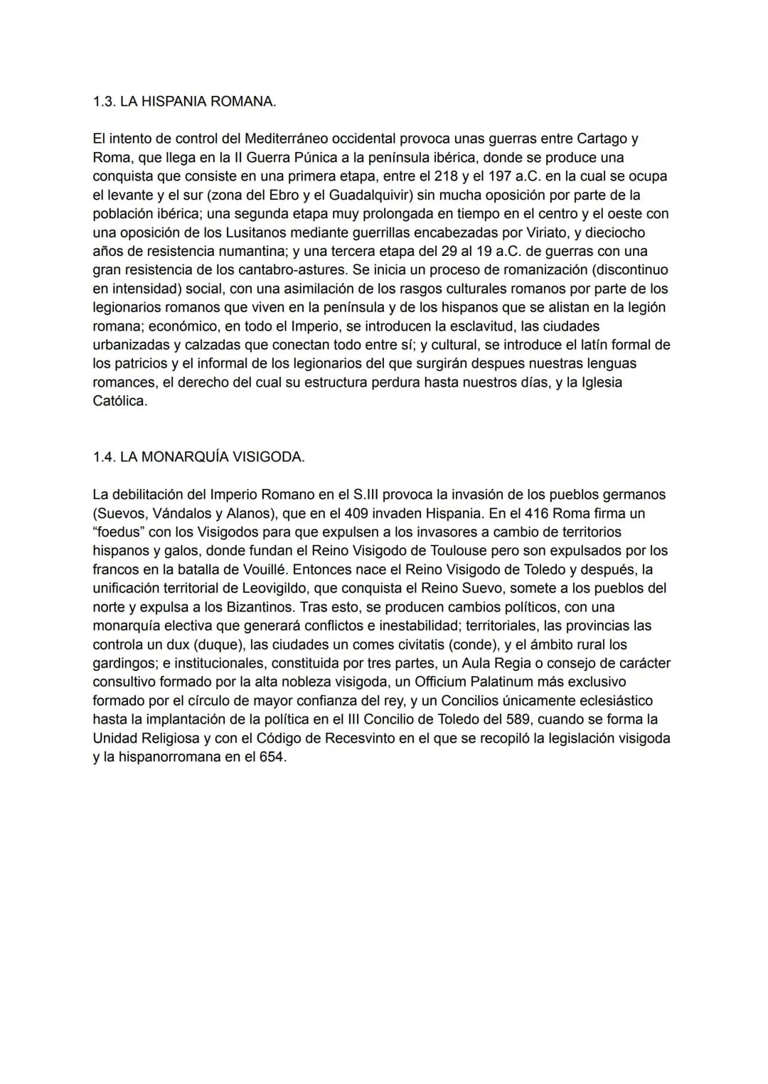 BLOQUE A
TEMA 1. LA PENÍNSULA IBÉRICA DESDE LOS PRIMEROS HUMANOS HASTA LA
DESAPARICIÓN DE LA MONARQUÍA VISIGODA.
1.1. EL PALEOLÍTICO Y EL