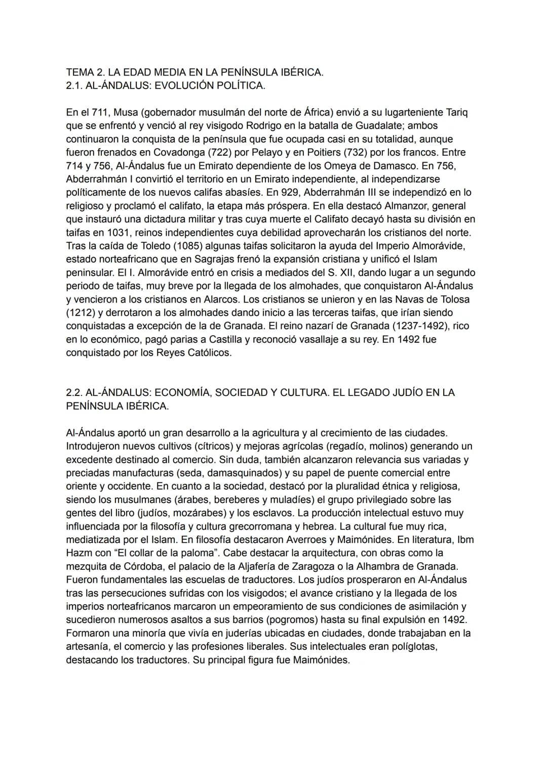 BLOQUE A
TEMA 1. LA PENÍNSULA IBÉRICA DESDE LOS PRIMEROS HUMANOS HASTA LA
DESAPARICIÓN DE LA MONARQUÍA VISIGODA.
1.1. EL PALEOLÍTICO Y EL