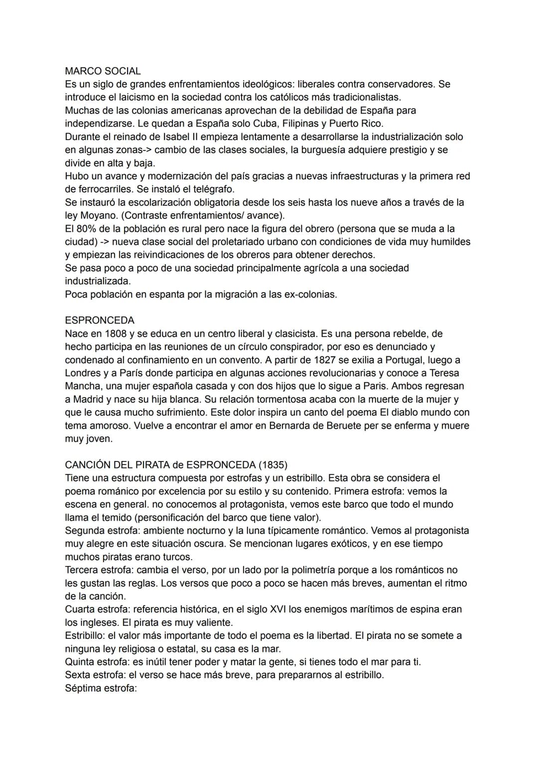 # Romanticismo Español
Nace como ruptura con respecto a la llustración (corriente). Las características de la
Ilustración eran equilibrio, a
