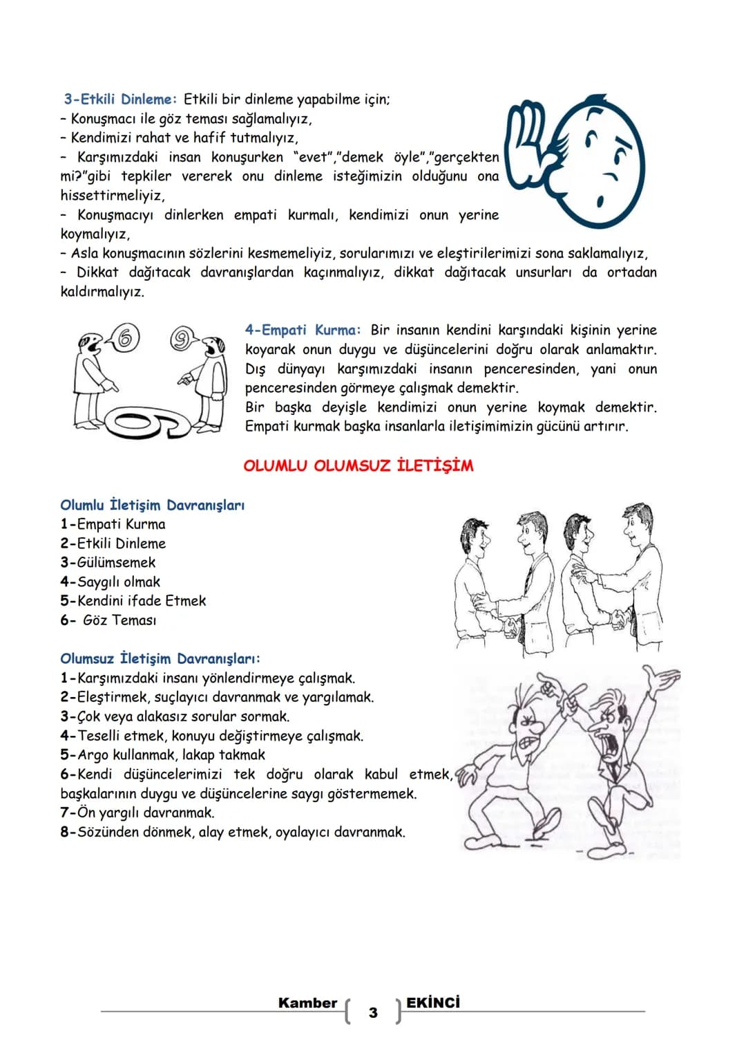 # 7. SINIF
# SOSYAL BİLGİLER
# DERS NOTLARI
Kamber EKİNCİ
Sosyal Bilgiler Öğretmeni Bu Ders Notu MEB Ders Kitapları ve EBA İnternet Sitesin