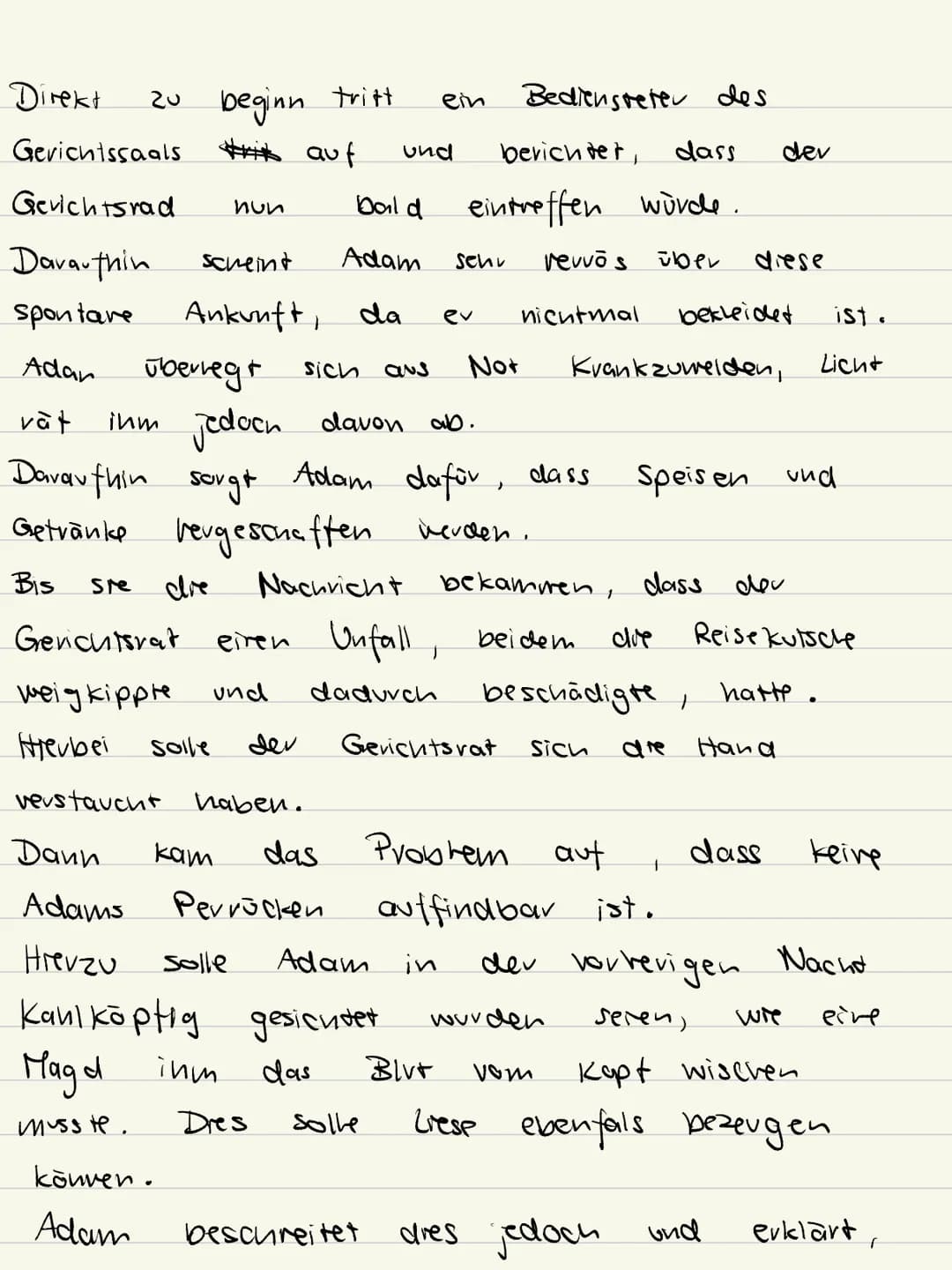 Zusammenfassung
Erster Auftritt
Der Zerbracteor Kuug vor Heinrich von KUISH
Mia Barten 07 November
Lustspiels
Kleist
Lev erste Auftritt d