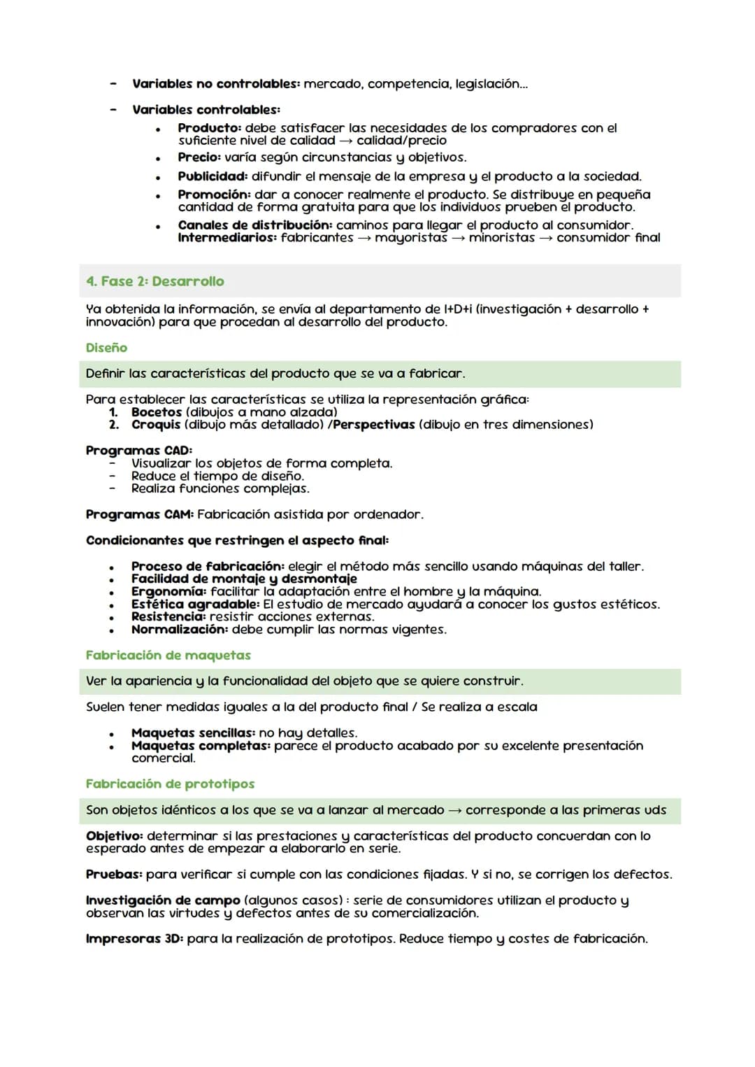 UNIDAD 2: FASES DEL PROCESO PRODUCTIVO
3. Fase 1: Estudio de mercado
El estudio de mercado consiste en la búsqueda de información con objet