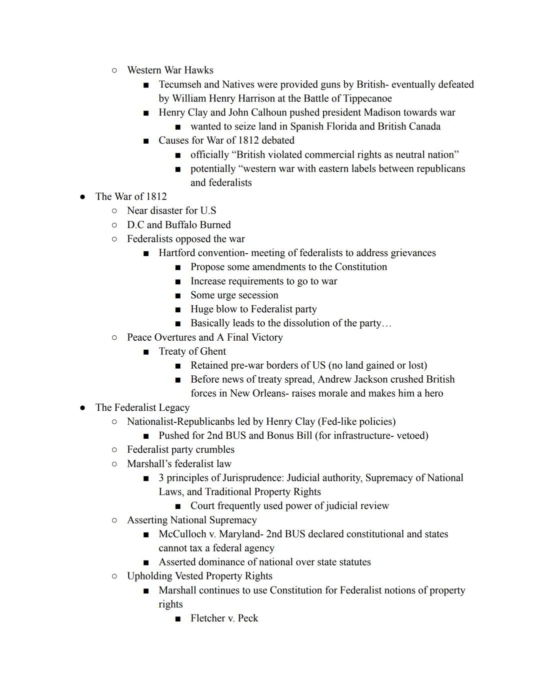 APUSH Unit 3 Notes
CH7- Hammering out a federal republic
Political Crisis of the 1970s
• Federalists Implement the Constitution
• New gov