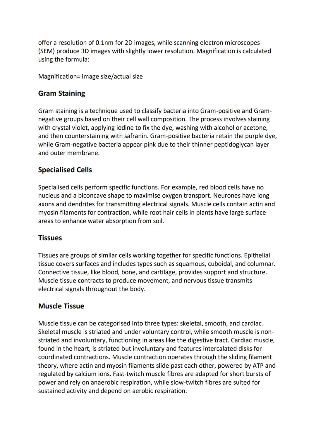# BTEC APPLIED SCIENCE UNIT 1 EXAM YR12
Biology
## Cell Theory and Organisation
Cell theory is a fundamental concept in biology, stating