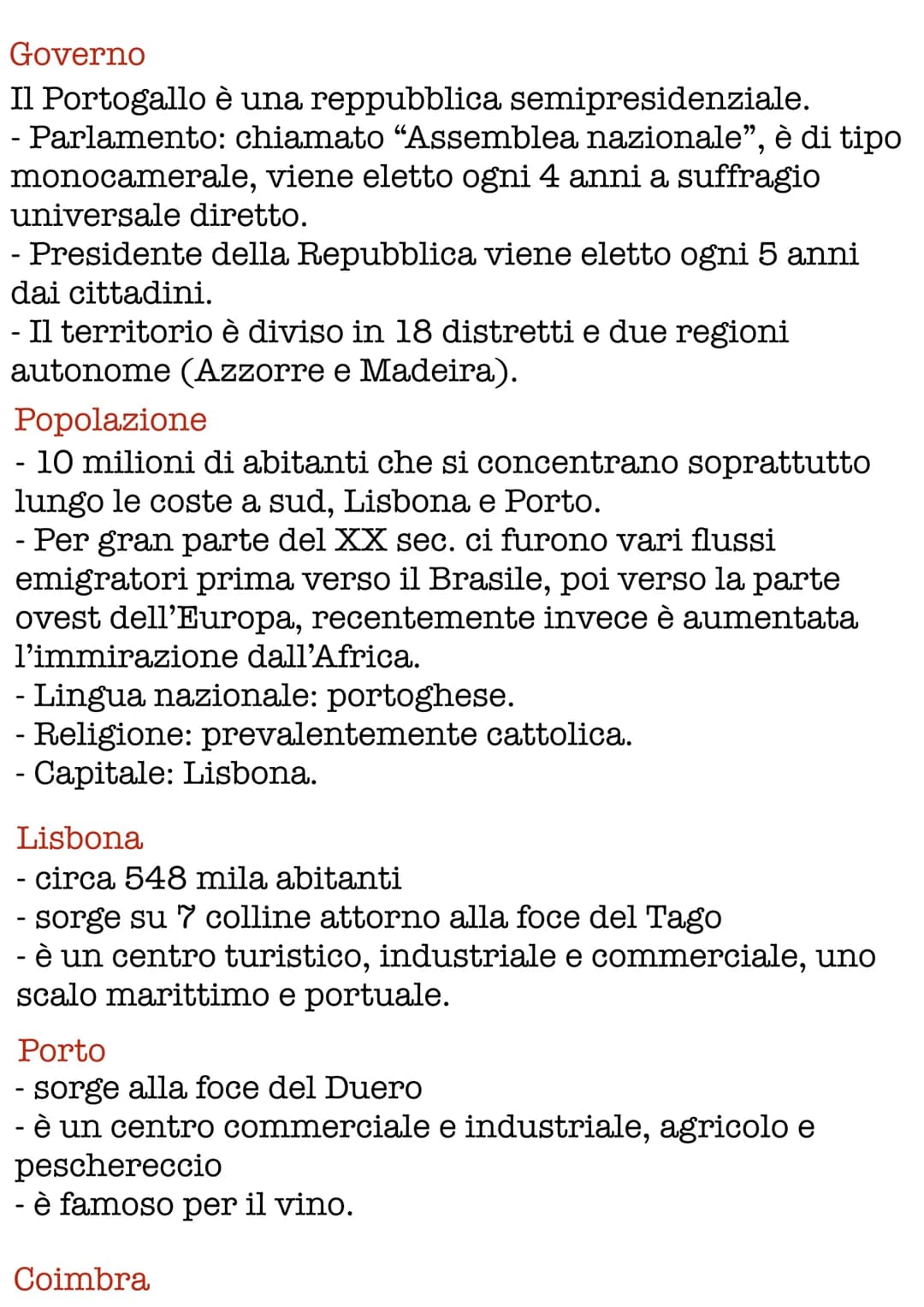 # IL PORTOGALLO
Confini
- nord ed est: Spagna
- sud e ovest: Oceano Atlantico
- Al Portogallo appartengono
due arcipelaghi: Azzorre e
Madei