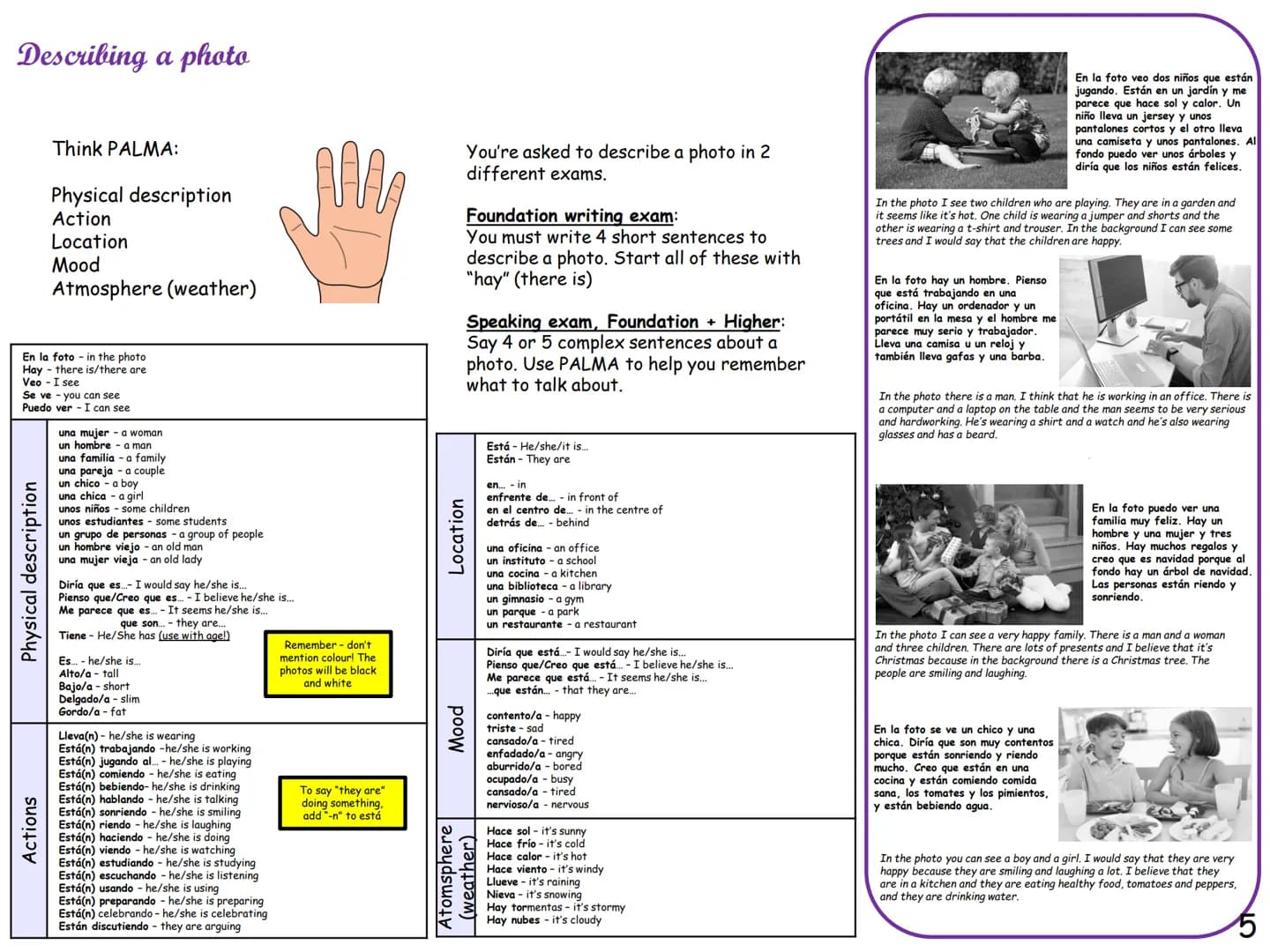 GCSE Spanish
Knowledge
organiser
This knowledge organiser has lot of
general vocabulary and topic specific
vocabulary to help you revise.
