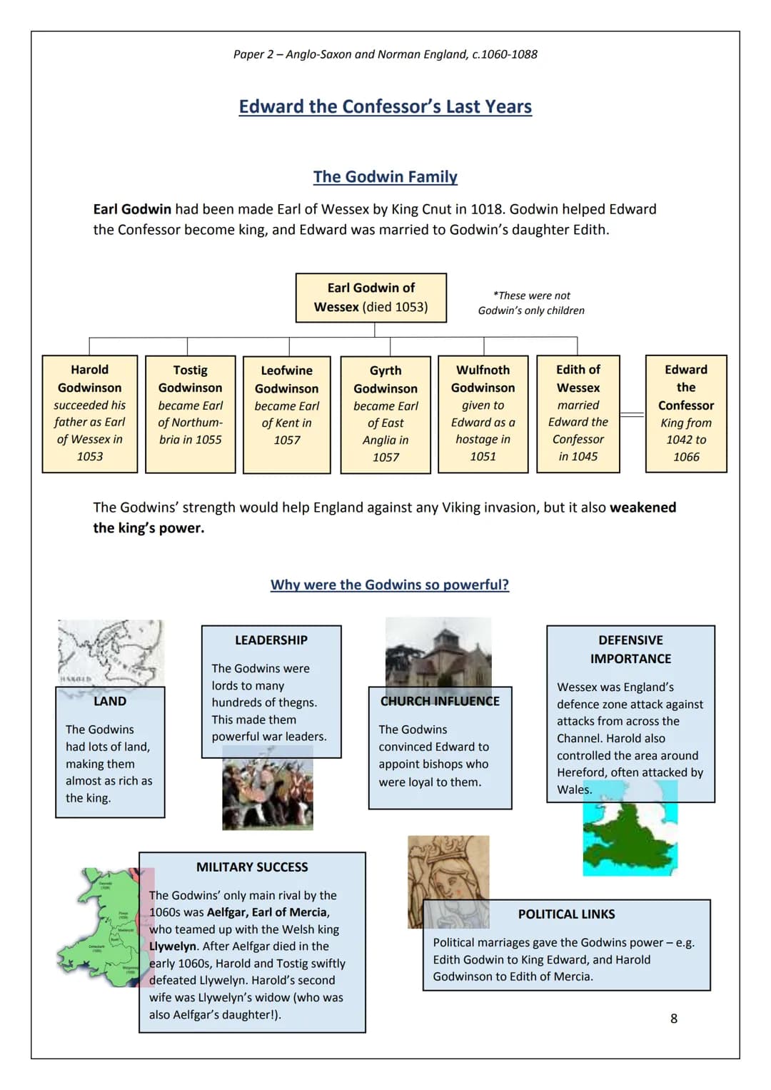 Paper 2-Anglo-Saxon and Norman England, c.1060-1088
# Paper 2
## British Depth Study:
# Anglo-Saxon and
# Norman England
## c.1060-88
B
