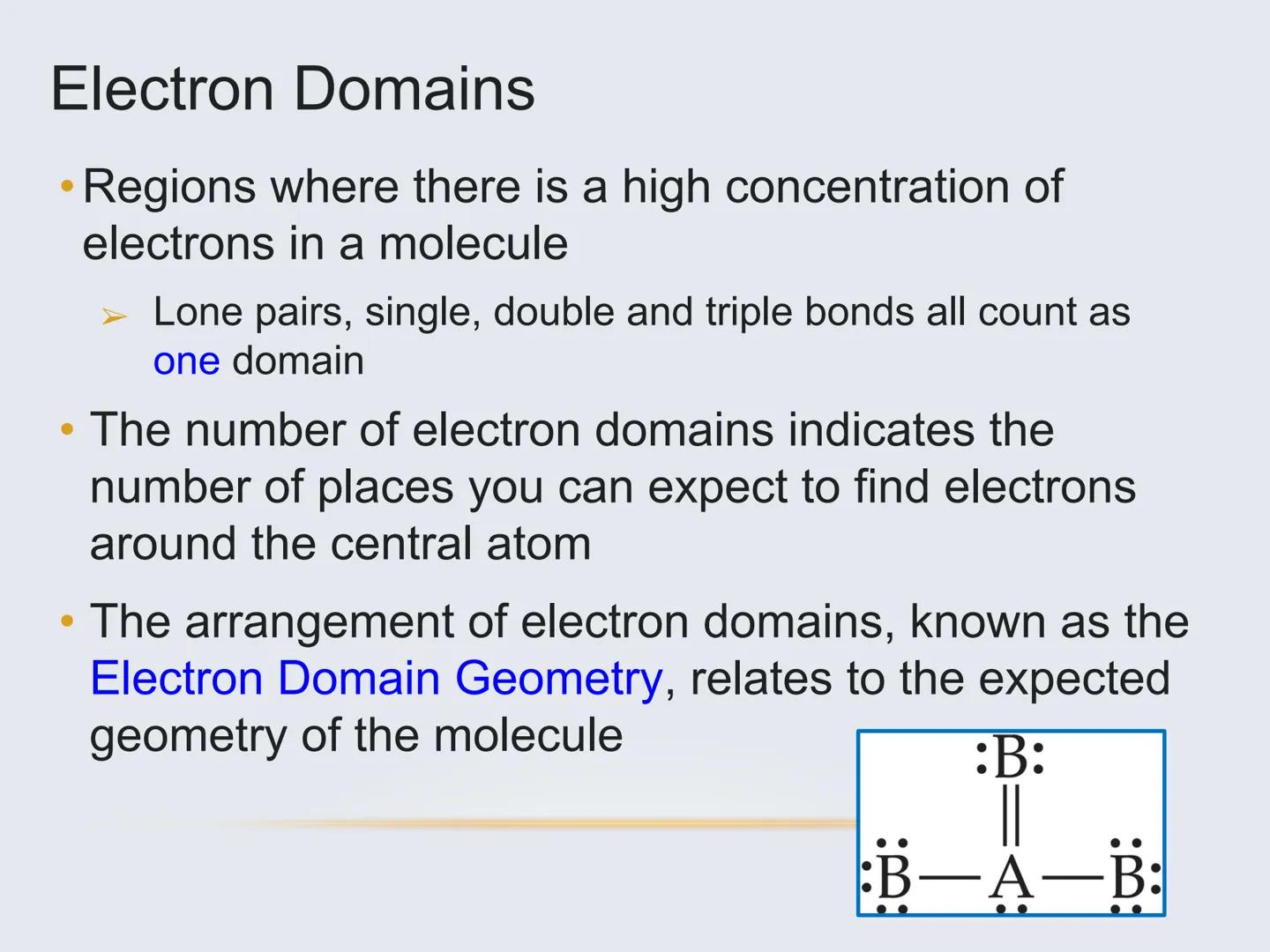 # Molecular Geometry
The Shapes of Molecules # Molecular Geometry
• The 3D arrangement of atoms
that constitute a molecule
• Includes the