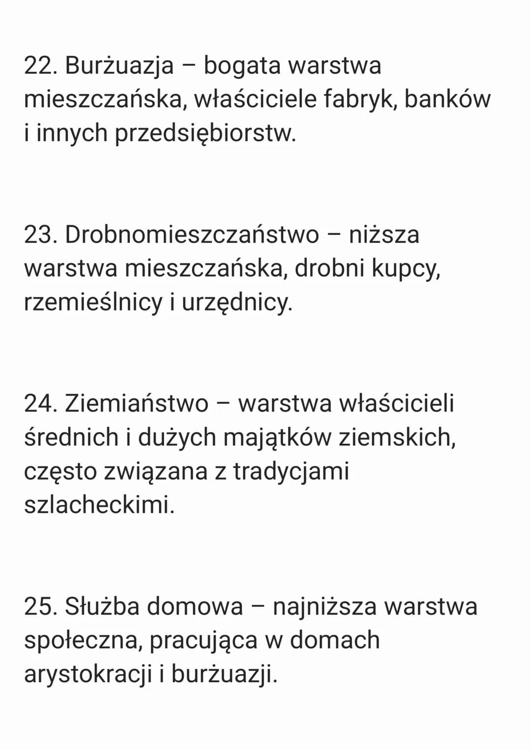 Pojęcia:
1. Odwilż posewastopolska - okres
liberalizacji w Rosji po przegranej wojnie
krymskiej (1853-1856), obejmujący
reformy społeczne i