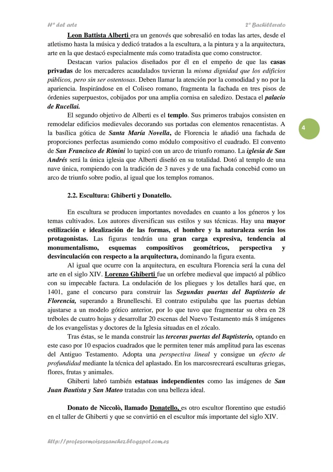 Hª del arte
2º Bachillerato
TEMA 9.
ARTE DEL RENACIMIENTO Y MANIERISMO
➤ ÍNDICE TEMAS TEÓRICOS
1.- Introducción al Renacimiento.
2.- E