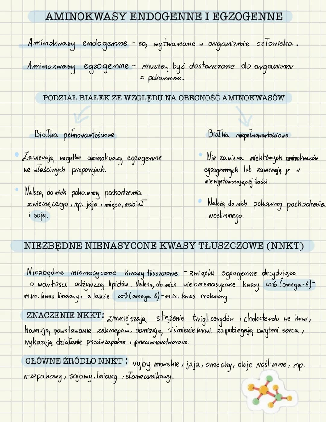 # Składniki pokarmowe
Organiczne składniki pokarmowe.
Pokarm jest źródłem:
* emergii potrebnej do przeprowadzania wszystkich procesów ż