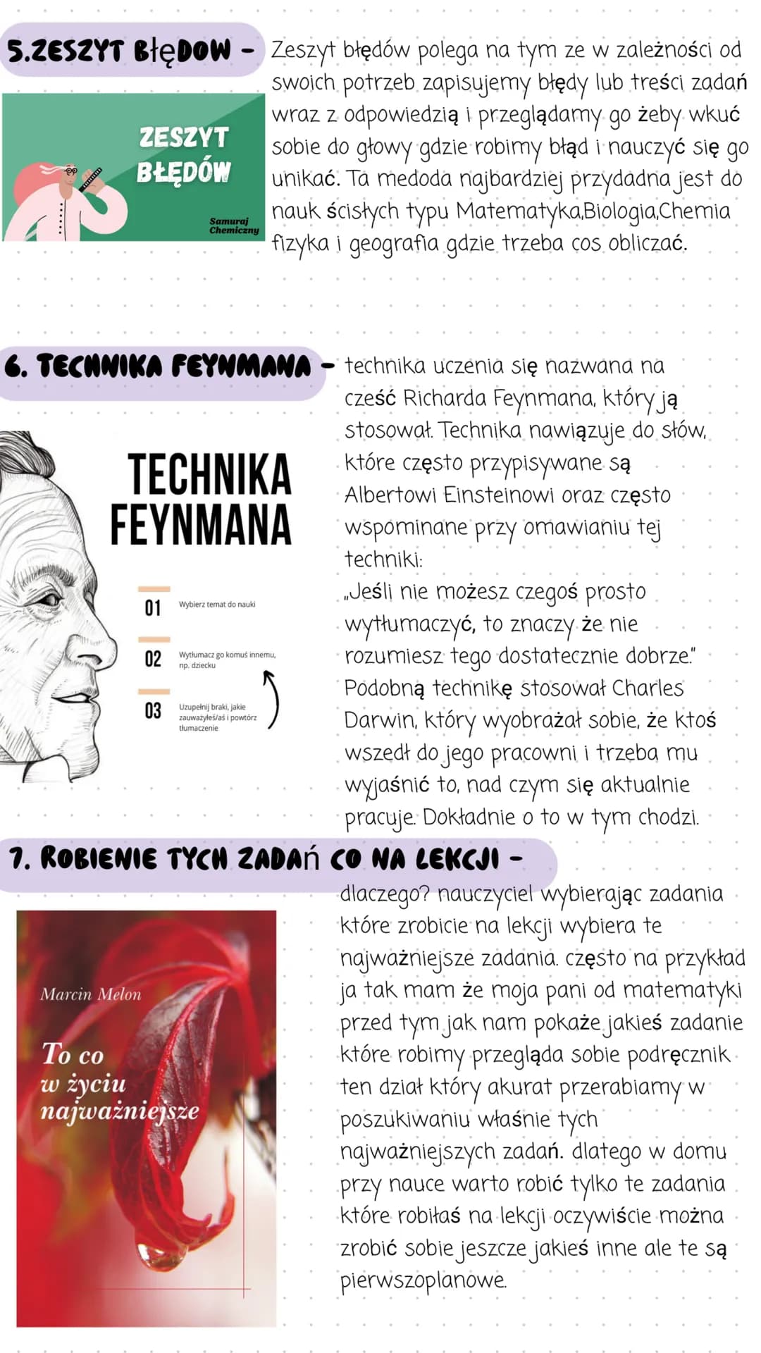# na naukę
Life hacki
by SkyePix
1. ZAPLANUJ NAUKĘ - Zawsze od razu gdy zobaczysz zadany jakiś
sprawdzian kartkowkę zaplanuj dokładnie ile