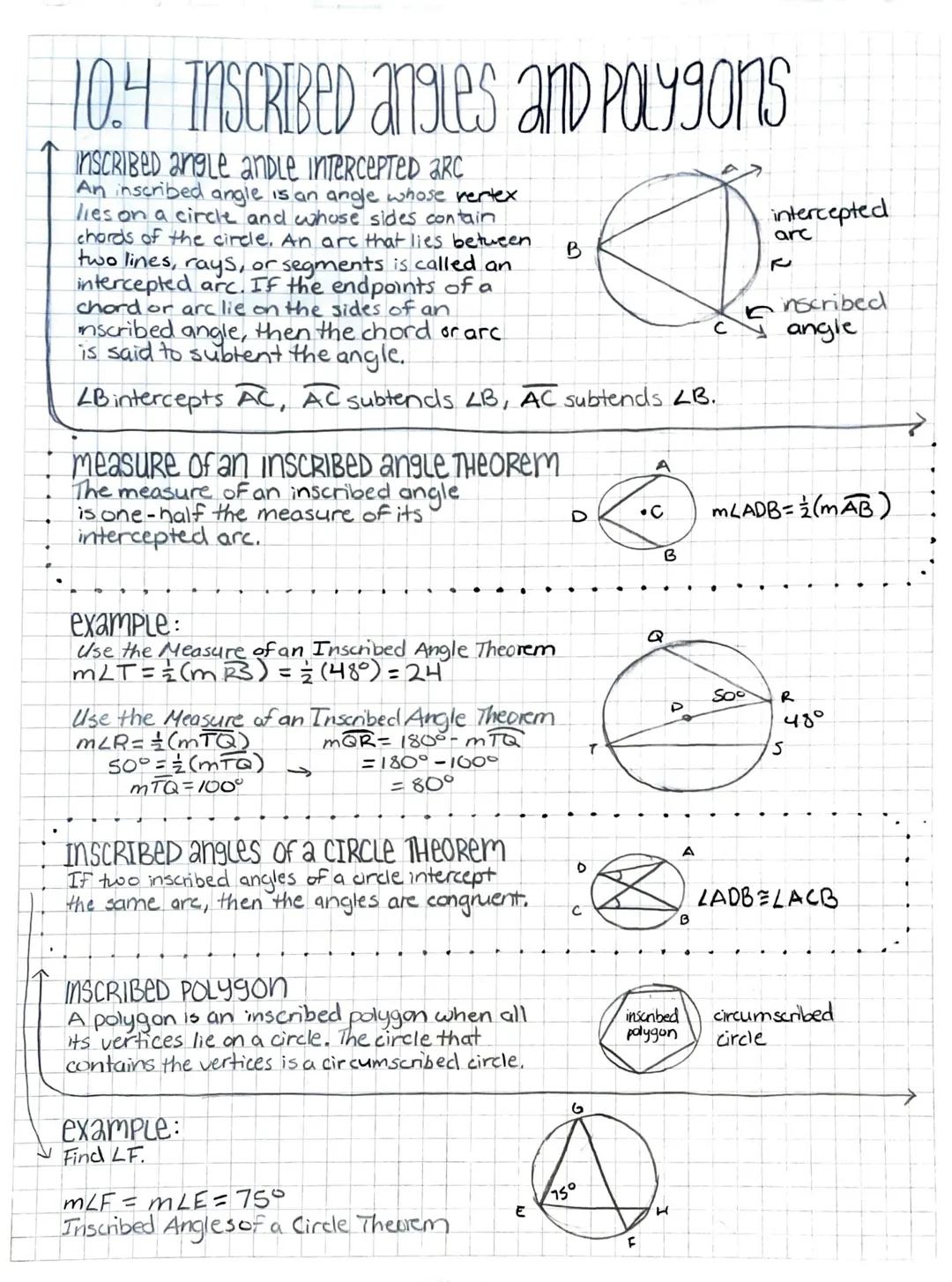 # 10.1 CIRCLES: unes segments
Identifying Special segments and unes
A circle is the set of all pants in a plane that are
equidistant from a