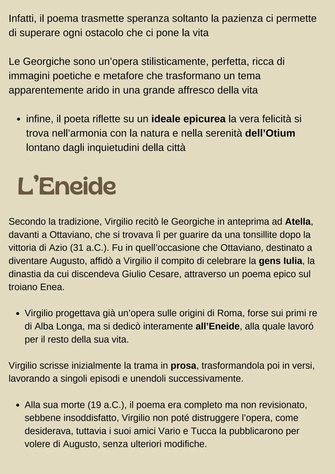 # Virgilio
Una vita consacrata alla poesia
* Virgilio nacque il 15 ottobre del 70 a.C. ad ANDES, un villaggio presso Mantova, da una fam