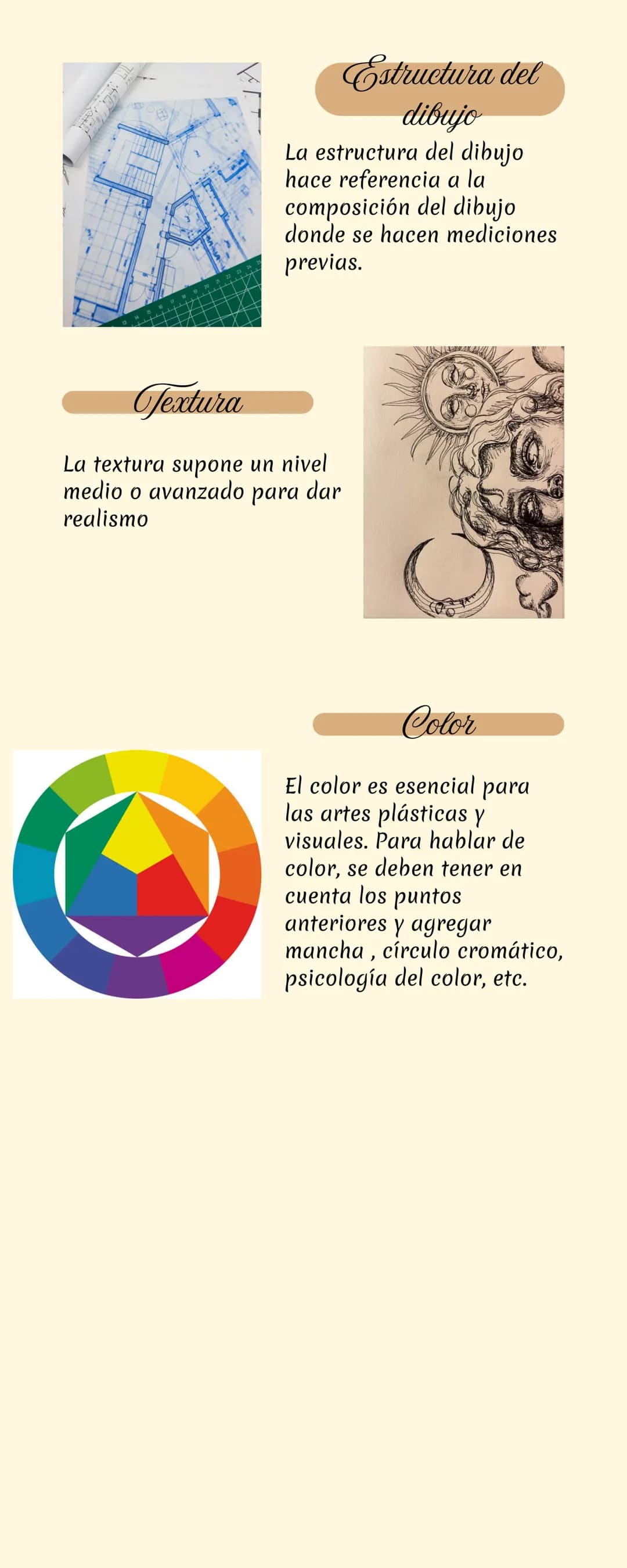 # Conceptos básicos del
dibujo
作
## ¿Qué es el dibujo?
El dibujo es toda representación
sobre una superficie plana para
mostrar de forma