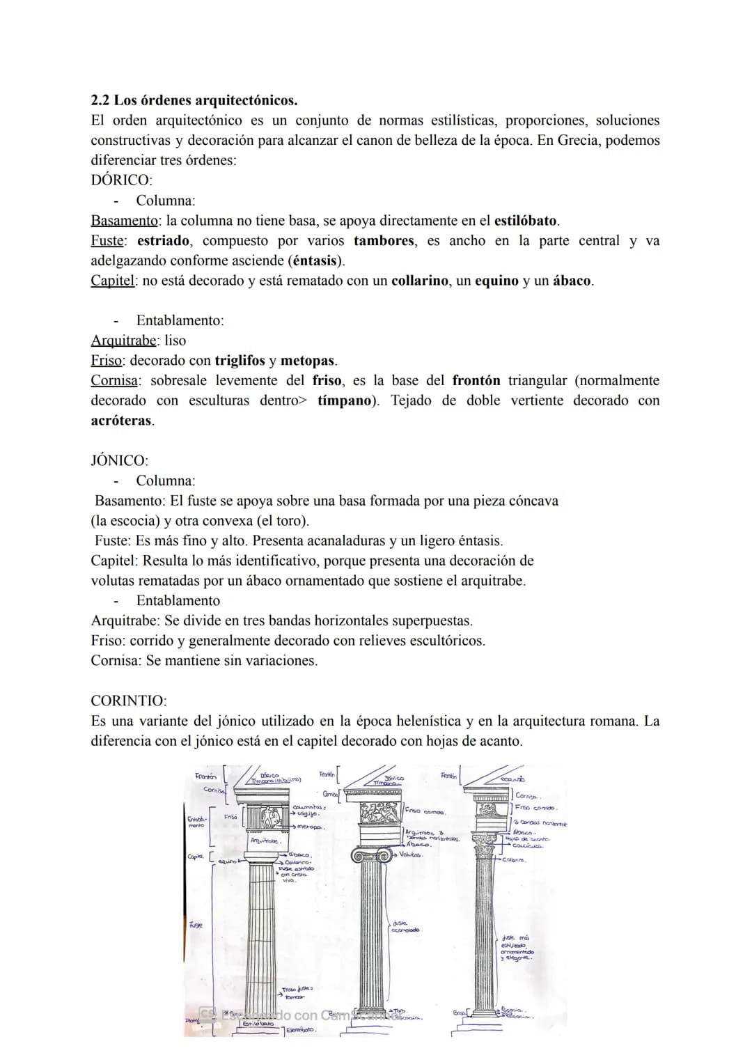 # ΤΕΜΑ 1. ΕI ARTE GRIEGO.
0. RASGOS IMPORTANTES DEL ARTE GRIEGO.
- Antropomorfismo: forma del hombre.
- Antropocentrismo: el hombre como c