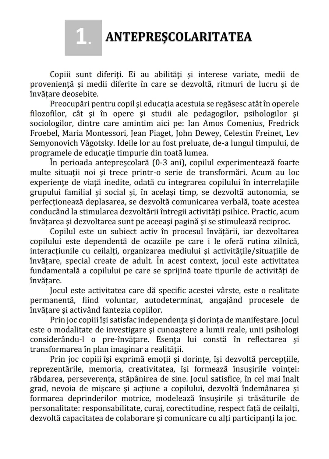 Practici pentru implementarea curriculumului pentru
educaţia timpurie antepreșcolară în România
GHID PRACTIC
pentru
educaţie timpurie
ANTEPR