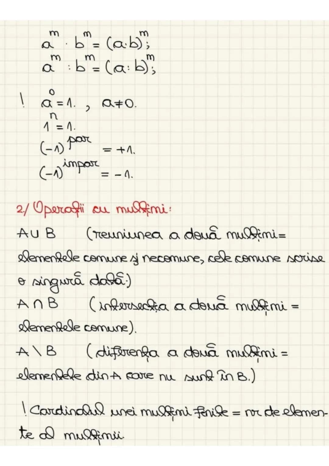 ProEdu MATH
Gabriela ANTON
Recapitulare
Evaluarea Νationala
- ALGEBRA-
1. Multimea nr. naturale:
$N = \{ 0, 1, 2, 3, ..... \}$
$N^*=IN\{0