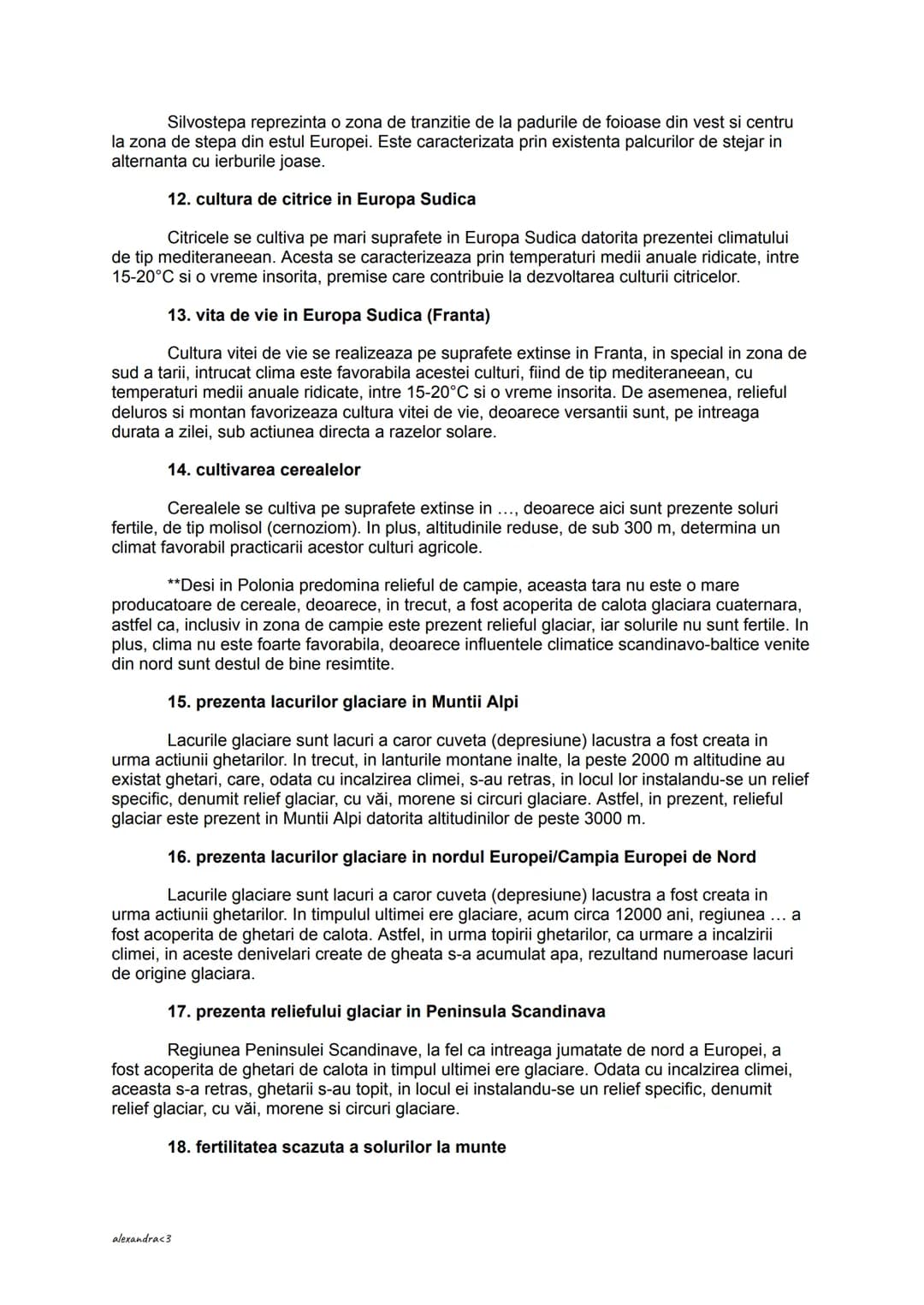 Factori/cauze/efecte/consecinte - SUBIECTUL E
LEGATE DE CLIMA:
1. variatia climei/temperaturii medii anuale etc
Un factor important care