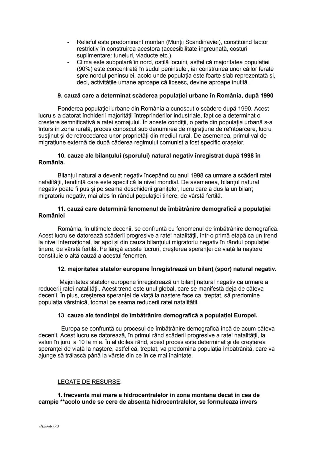 Factori/cauze/efecte/consecinte - SUBIECTUL E
LEGATE DE CLIMA:
1. variatia climei/temperaturii medii anuale etc
Un factor important care