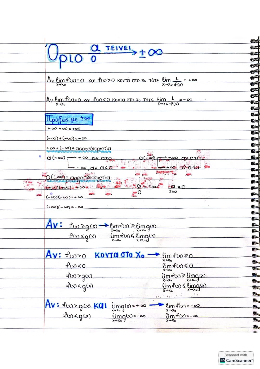 OPIA lim=f(x)
limf(x) = 4
X-2
5
x-Xo
Όριο της 1 καθώς)
χ τείνει στο χο
π.χ.
lim (x²-4x)=22-4.2=-4
X-2
lim (ex-4x)=e°-4-0=1
メ
απροσδιορ