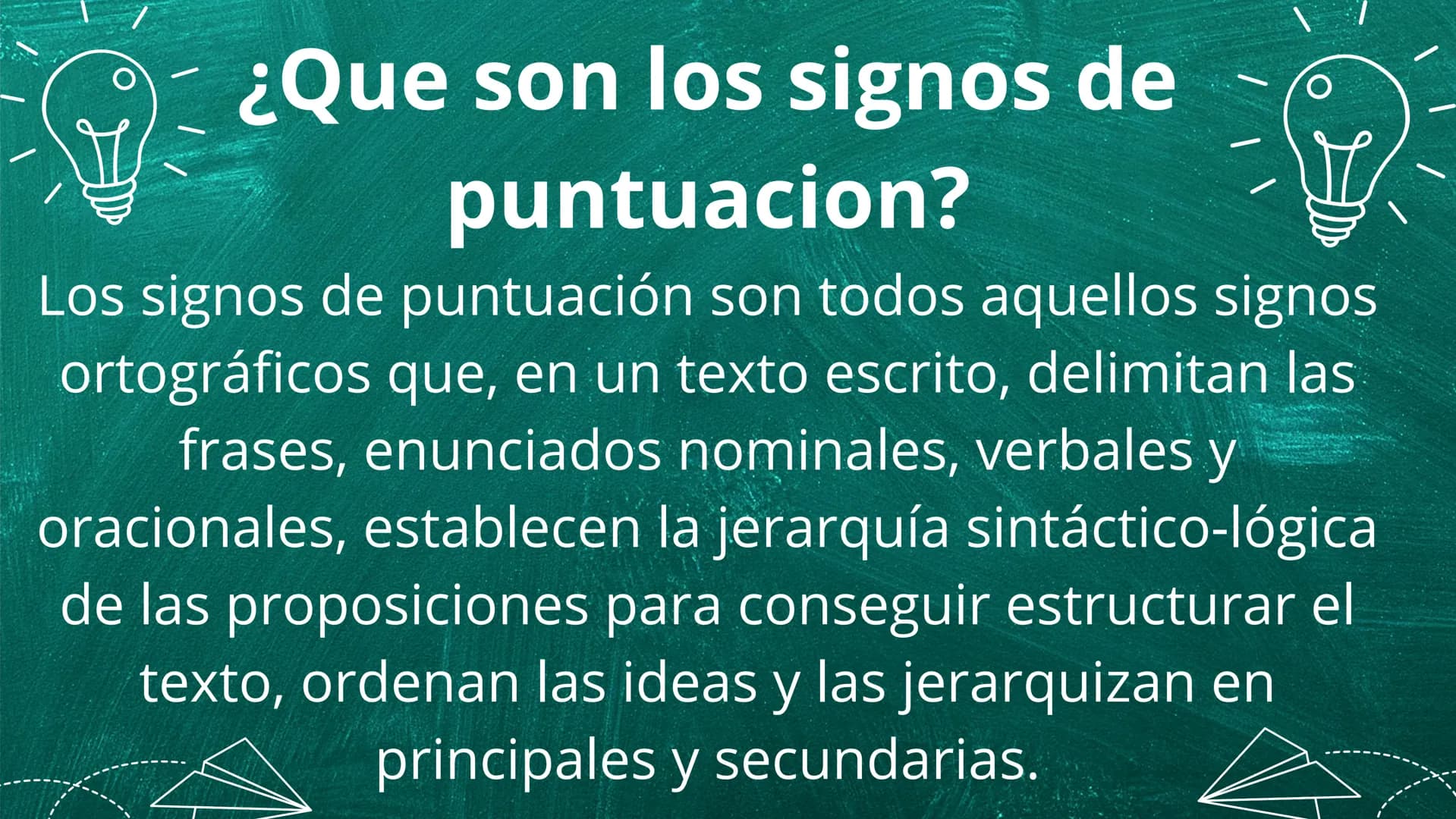 -
¿Que son los signos de
puntuacion?
-
-
Los signos de puntuación son todos aquellos signos
ortográficos que, en un texto escrito, delimi