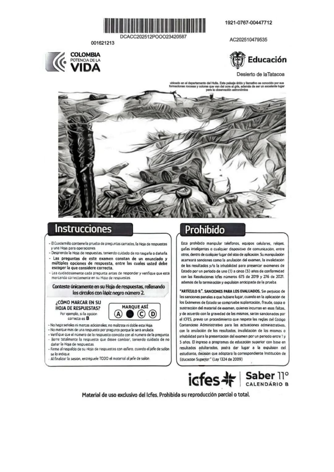 1921-0767-00447712
DCACC202512POOO23420587
AC202510479535
001621213
COLOMBIA
POTENCIA DE LA
VIDA
Educación
Desierto de la Tatacoa
ubicado