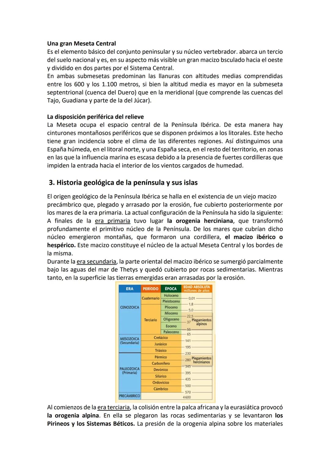 # GEOGRAFÍA DE ESPAÑA.TEMA 1:
## EL RELIEVE ESPAÑOL: PENINSULAR E INSULAR
La Península Ibérica es como una gran fortaleza o castillo: 1º e