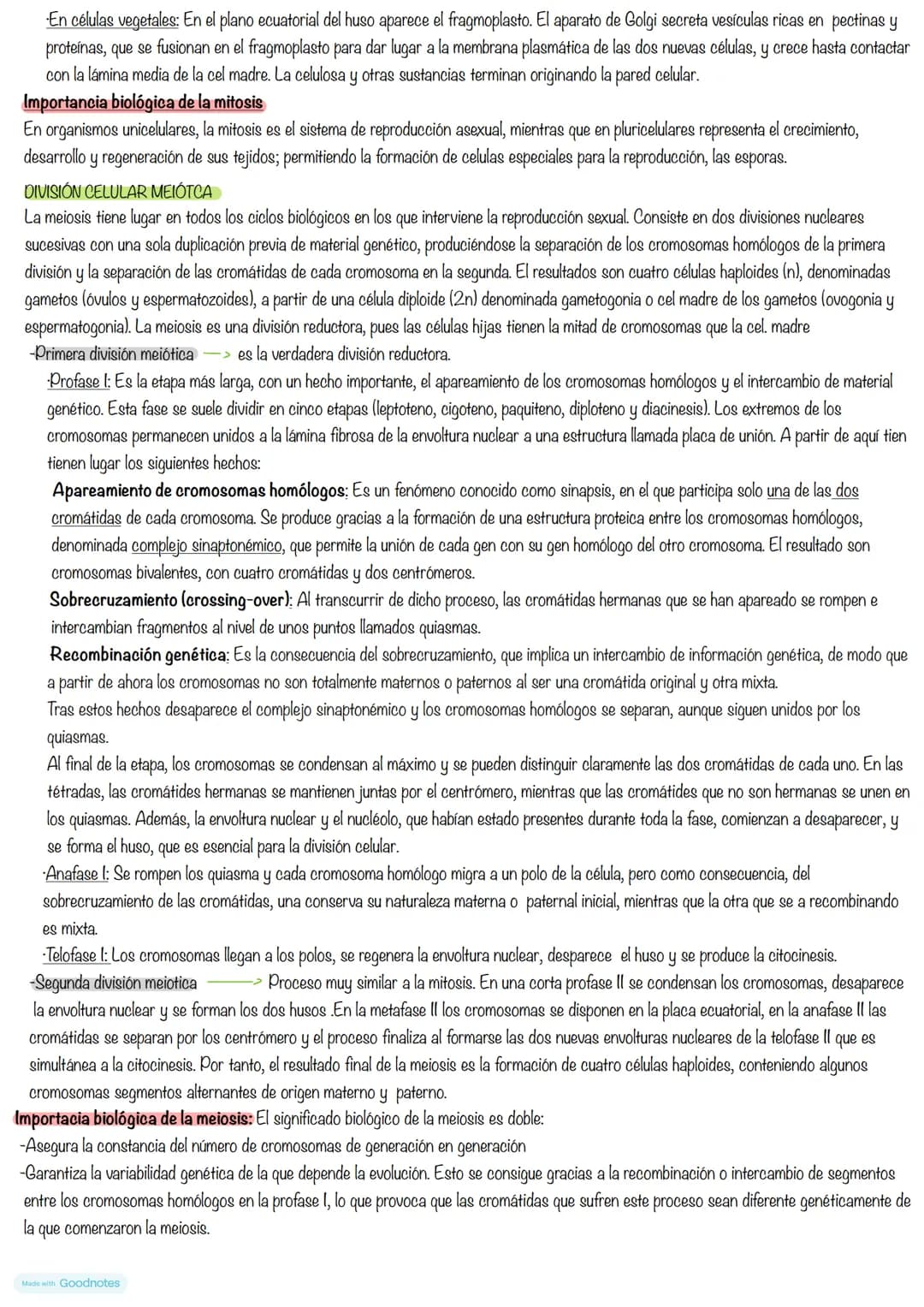 # BIOLOGIA
## 1.EL CICLO CELULAR
Tema 8: El ciclo celular
Es el conjunto de etapas que atraviesa una célula desde que se forma hasta que